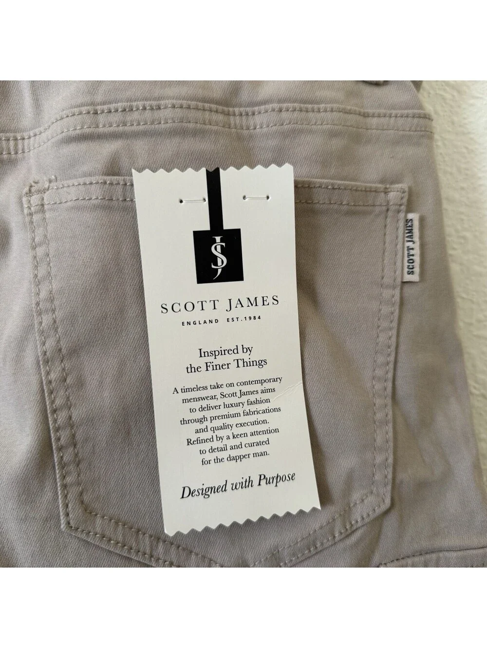 NEW Scott James Cargo Shorts Superior Stretch Size 32 Light Khaki NWT Utility